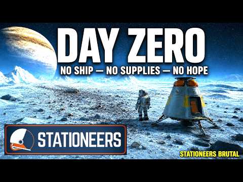 Day Zero — No Ship, No Supplies, No Hope | Stationeers Brutal